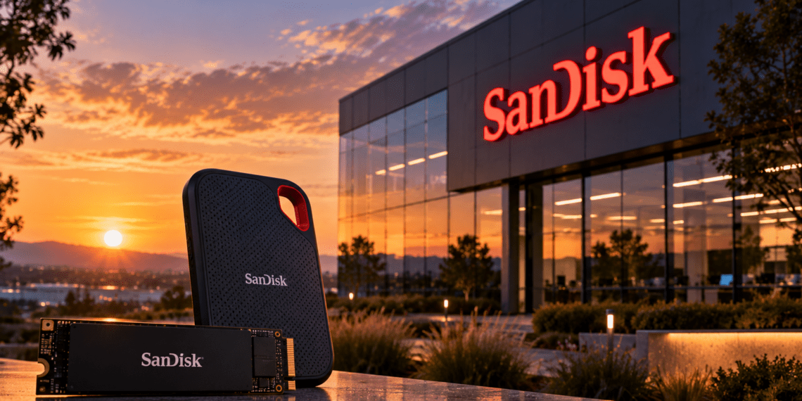 Sandisk Stock Surges 11% as AI Storage Demand Fuels a Stunning Rally